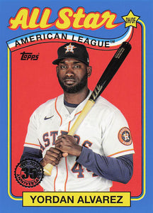 2024 Topps Baseball 1989 Topps Baseball All-Stars Blue Yordan Alvarez #89ASB-46