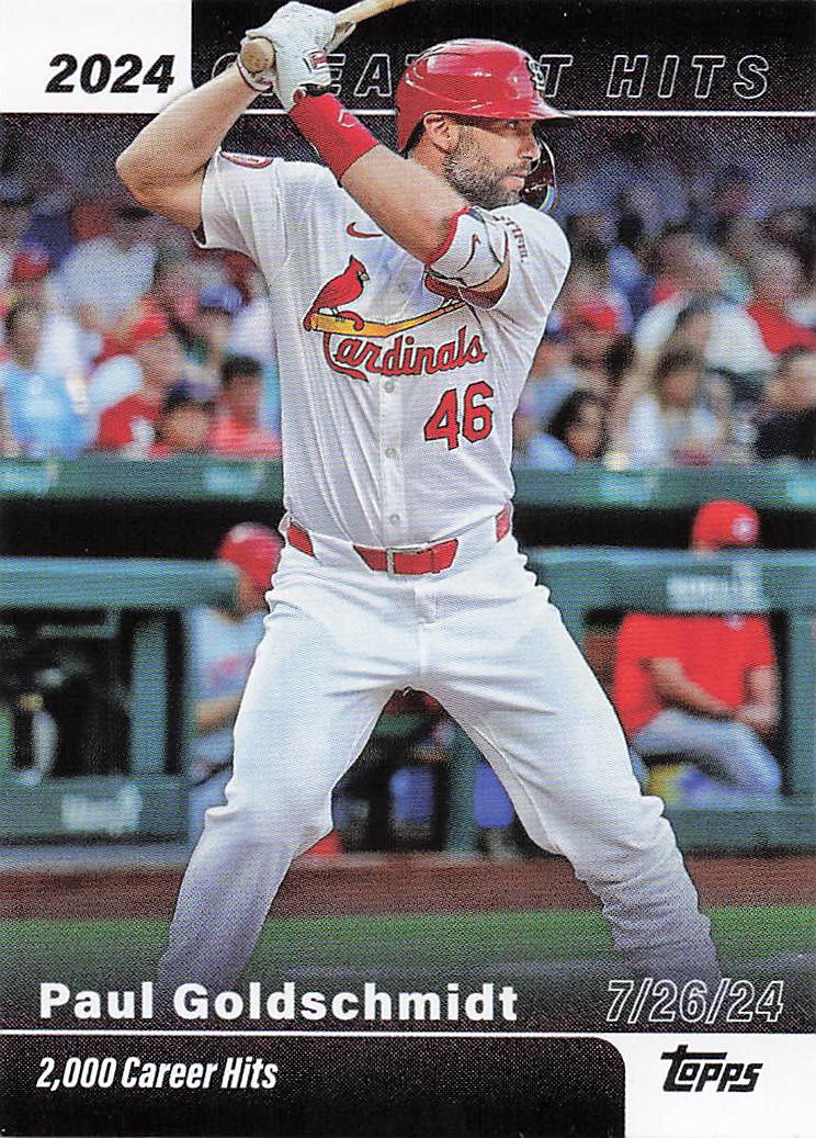 2025 Topps Baseball 2024 Greatest Hits Paul Goldschmidt #GH-21