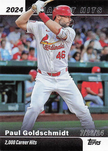 2025 Topps Baseball 2024 Greatest Hits Paul Goldschmidt #GH-21