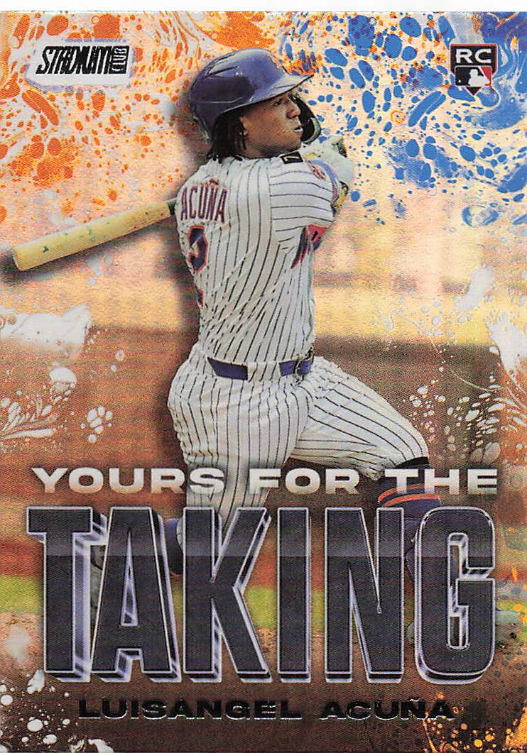 2025 Stadium Club Baseball Yours for the Taking Luisangel Acuña #YK-8