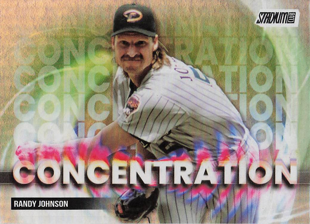 2025 Stadium Club Baseball Concentration Randy Johnson #C-2
