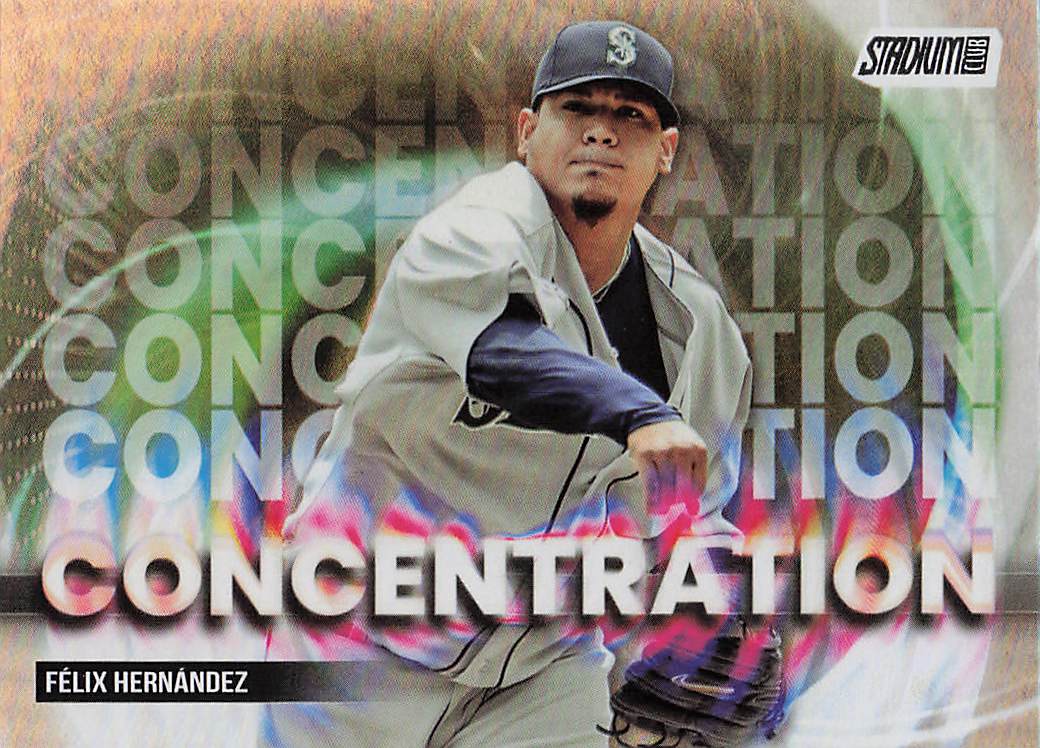 2025 Stadium Club Baseball Concentration Félix Hernández #C-20