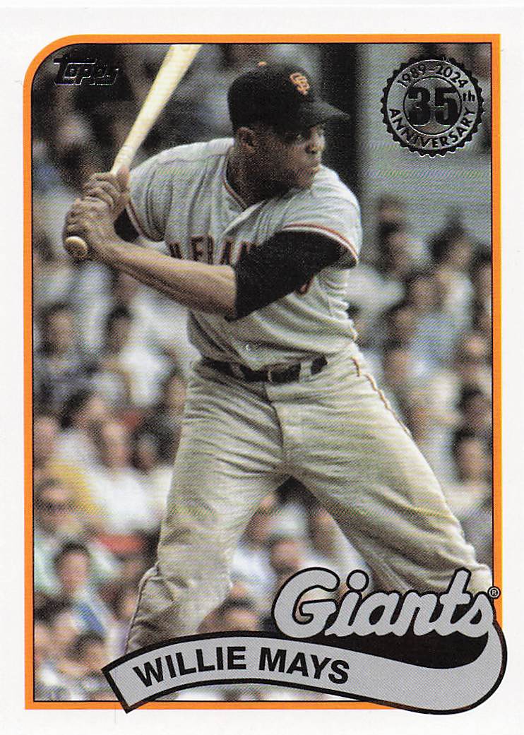 2024 Topps Baseball 1989 Topps Baseball Willie Mays #89B-30