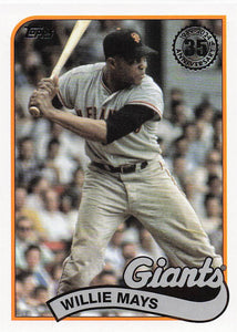 2024 Topps Baseball 1989 Topps Baseball Willie Mays #89B-30