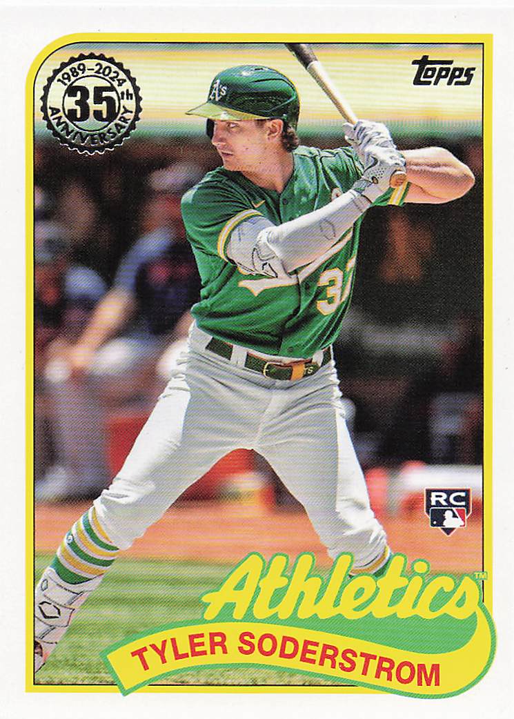 2024 Topps Baseball 1989 Topps Baseball Tyler Soderstrom #89B-100