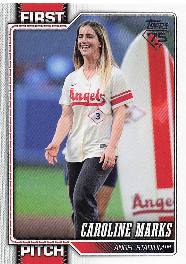 2026 Topps Baseball First Pitch Caroline Marks #FP-3