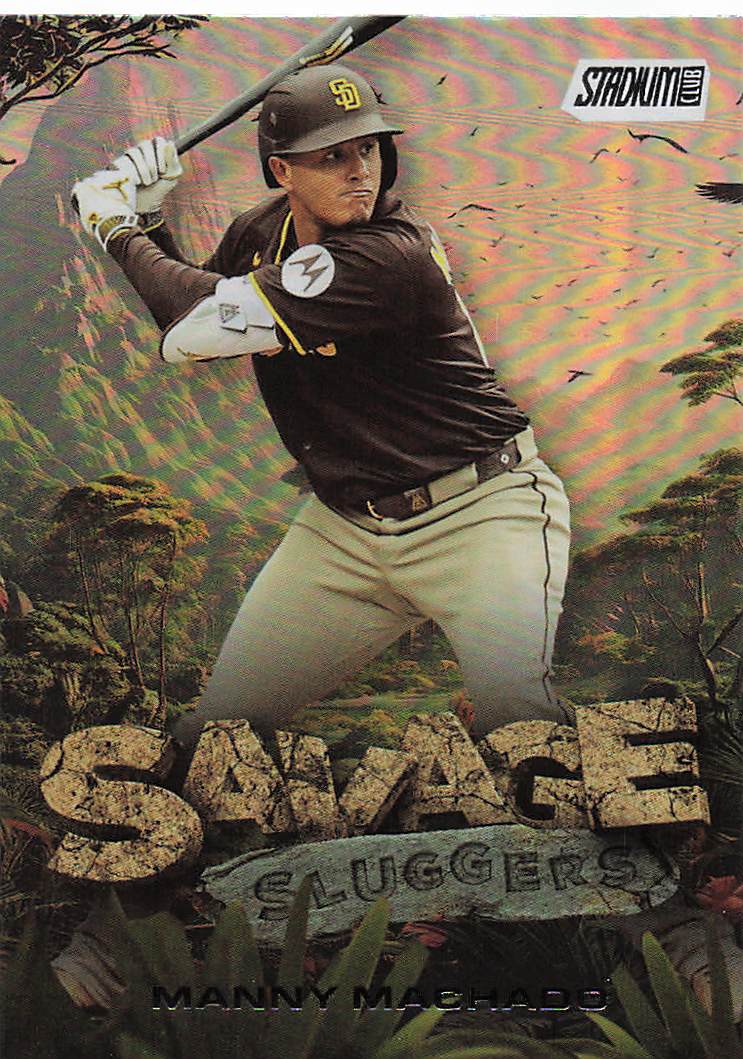 2025 Stadium Club Baseball Savage Sluggers Manny Machado #SS-17