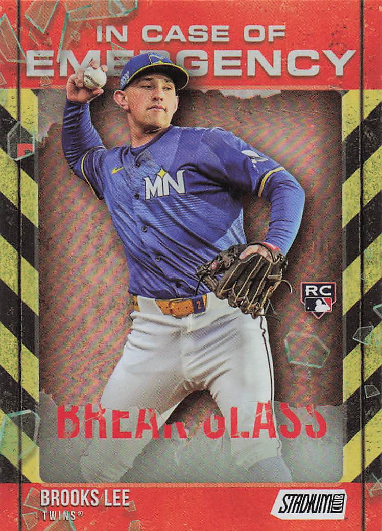 2025 Stadium Club Baseball In Case of Emergency Brooks Lee #ICE-20