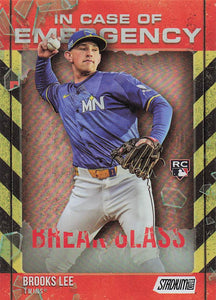 2025 Stadium Club Baseball In Case of Emergency Brooks Lee #ICE-20
