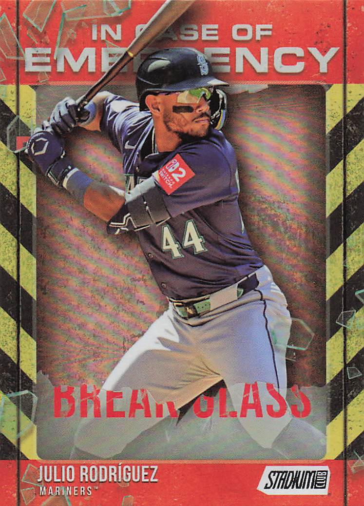 2025 Stadium Club Baseball In Case of Emergency Julio Rodríguez #ICE-14