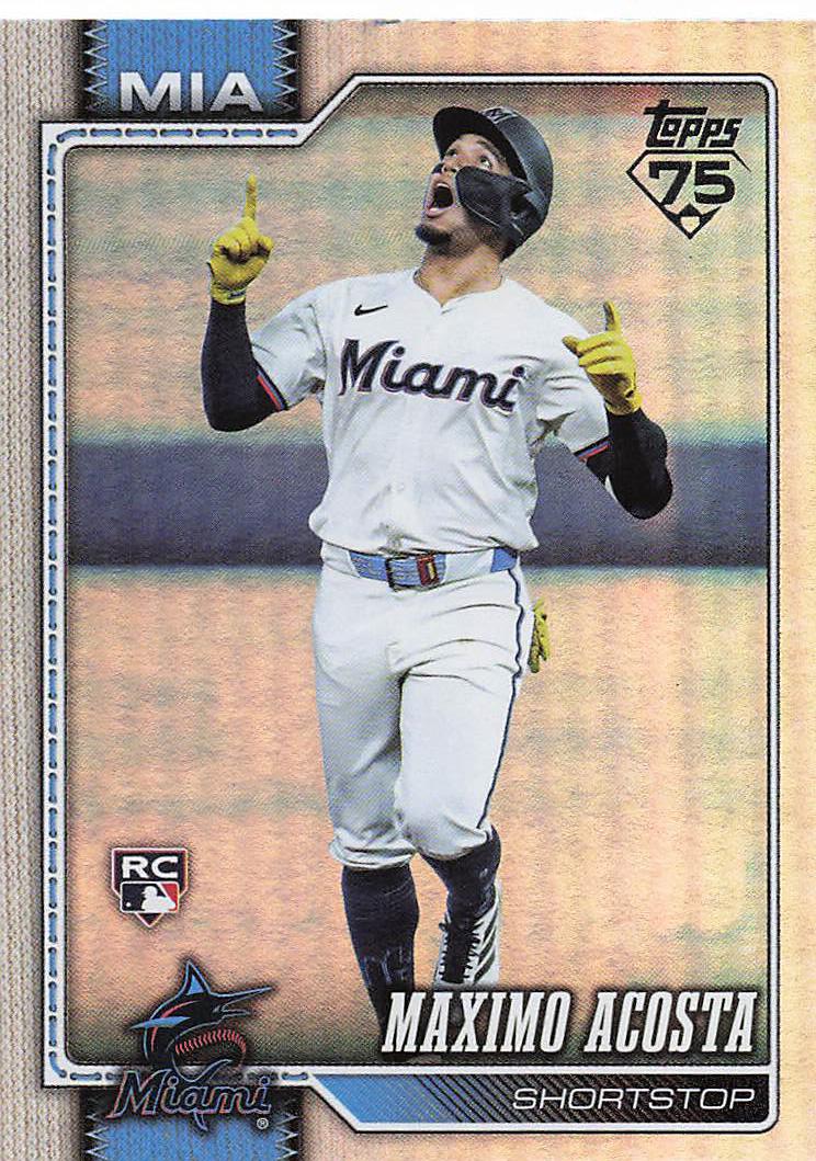 2026 Topps Baseball Rainbow Foil Maximo Acosta #172