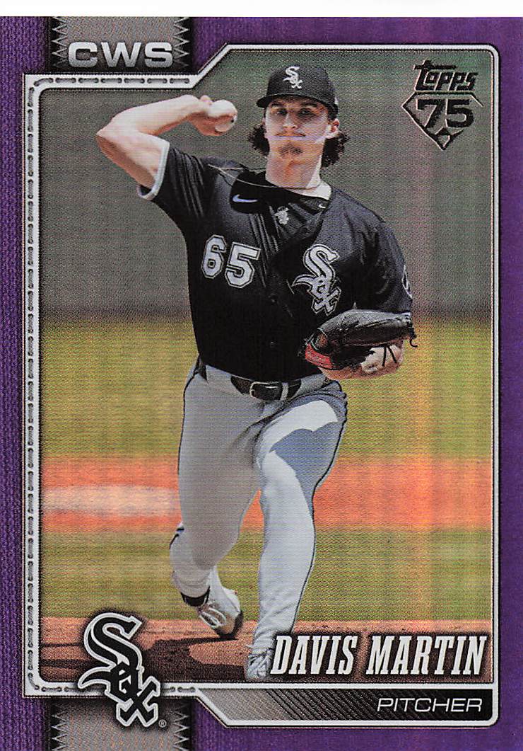2026 Topps Baseball Purple Holo Foil 226/250 Davis Martin #281