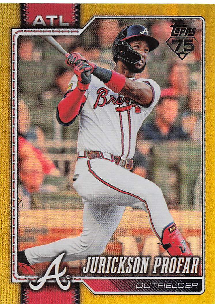 2026 Topps Baseball Yellow Rainbow Foil 258/399 Jurickson Profar #91