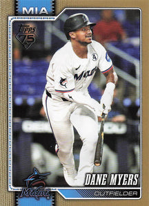 2026 Topps Baseball Gold 0181/2026 Dane Myers #279