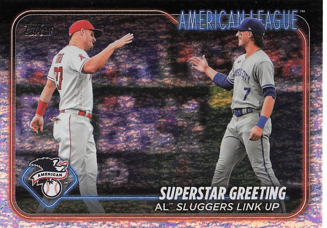 2024 Topps Foilboard 145/265 (Bobby Witt Jr. / Mike Trout) #413