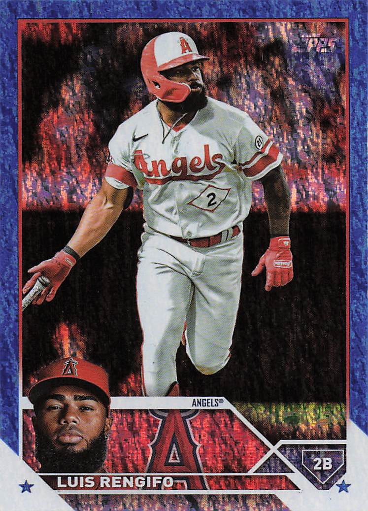 2023 Topps Baseball Blue Foilboard 329/999 Luis Rengifo #549