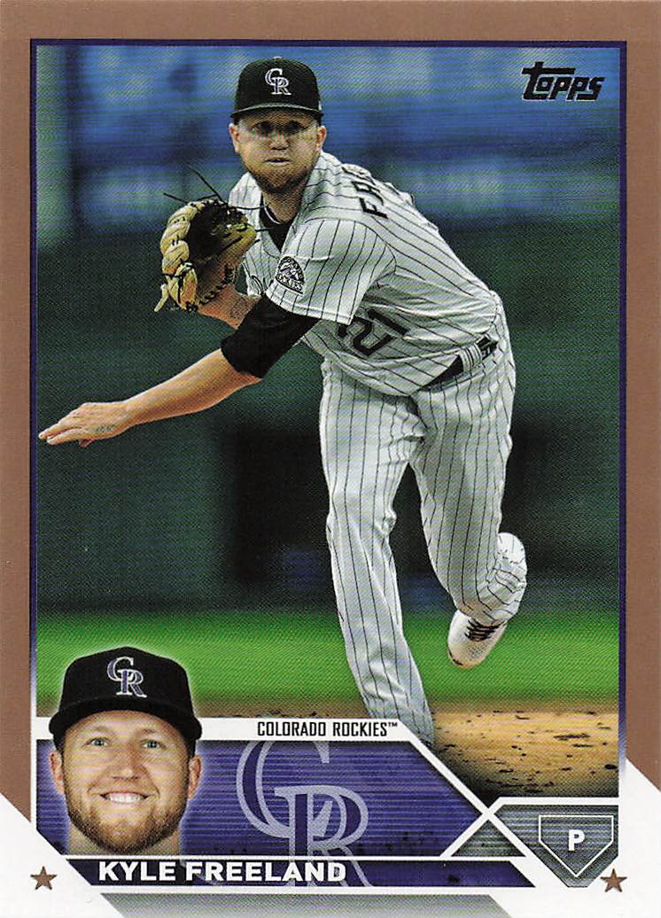 2023 Topps Baseball Gold 0068/2023 Kyle Freeland #348