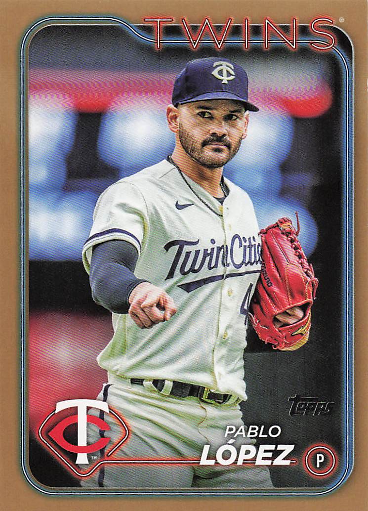 2024 Topps Baseball Gold 1715/2024 Pablo López #651