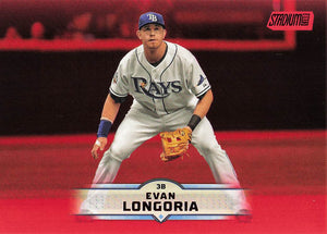 2025 Stadium Club Baseball Red Foil Evan Longoria #110