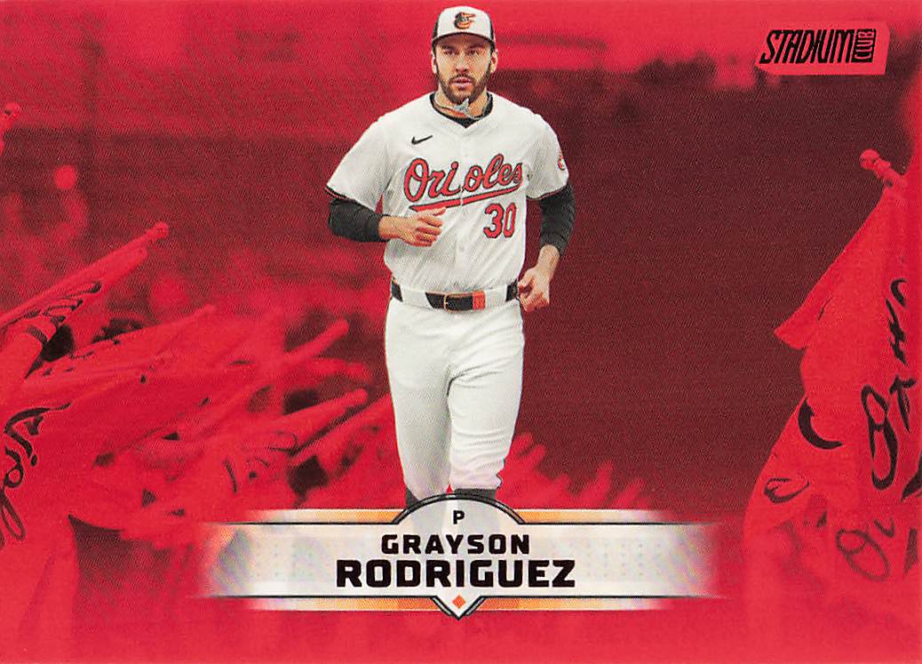2025 Stadium Club Baseball Red Foil Grayson Rodriguez #98