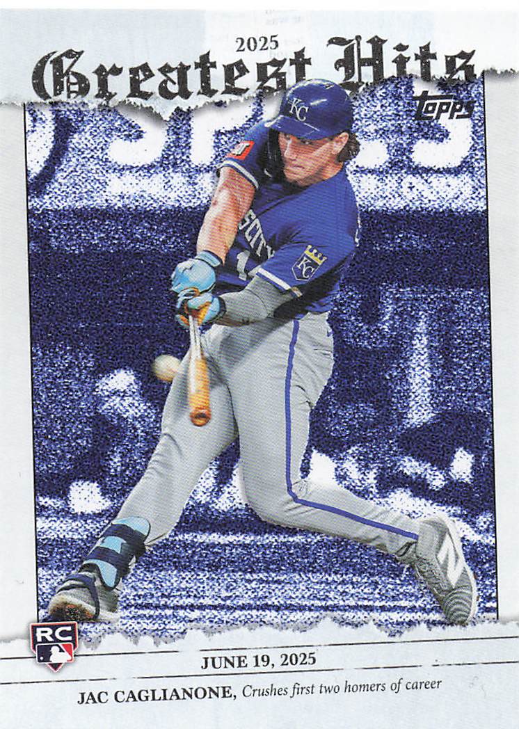 2026 Topps Baseball 2025 Greatest Hits Jac Caglianone #GH-25