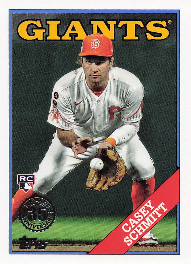 2023 Topps Update Baseball 1988 Topps Casey Schmitt #88US-15