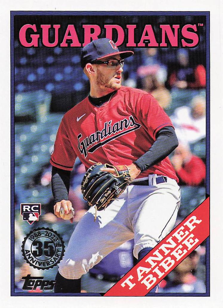 2023 Topps Update Baseball 1988 Topps Tanner Bibee #88US-16
