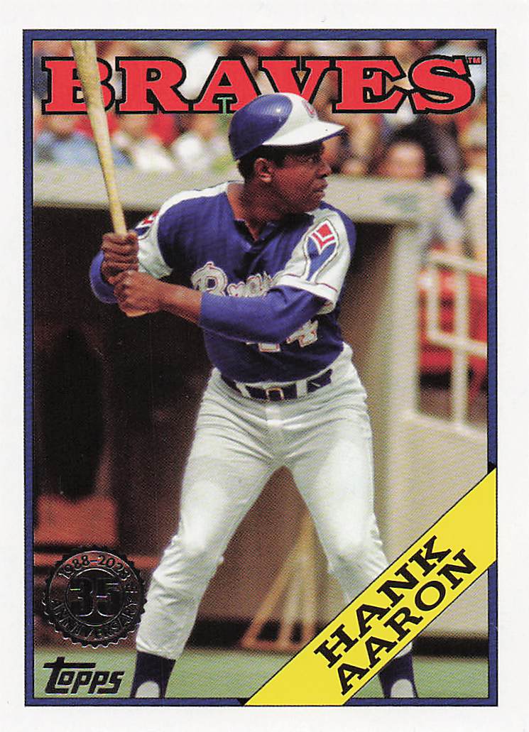 2023 Topps Baseball 1988 Topps Baseball Hank Aaron #2T88-28