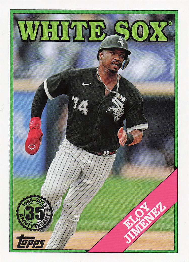 2023 Topps Baseball 1988 Topps Baseball Eloy Jiménez #2T88-18