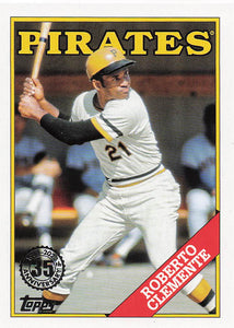 2023 Topps Baseball 1988 Topps Baseball Roberto Clemente #2T88-46