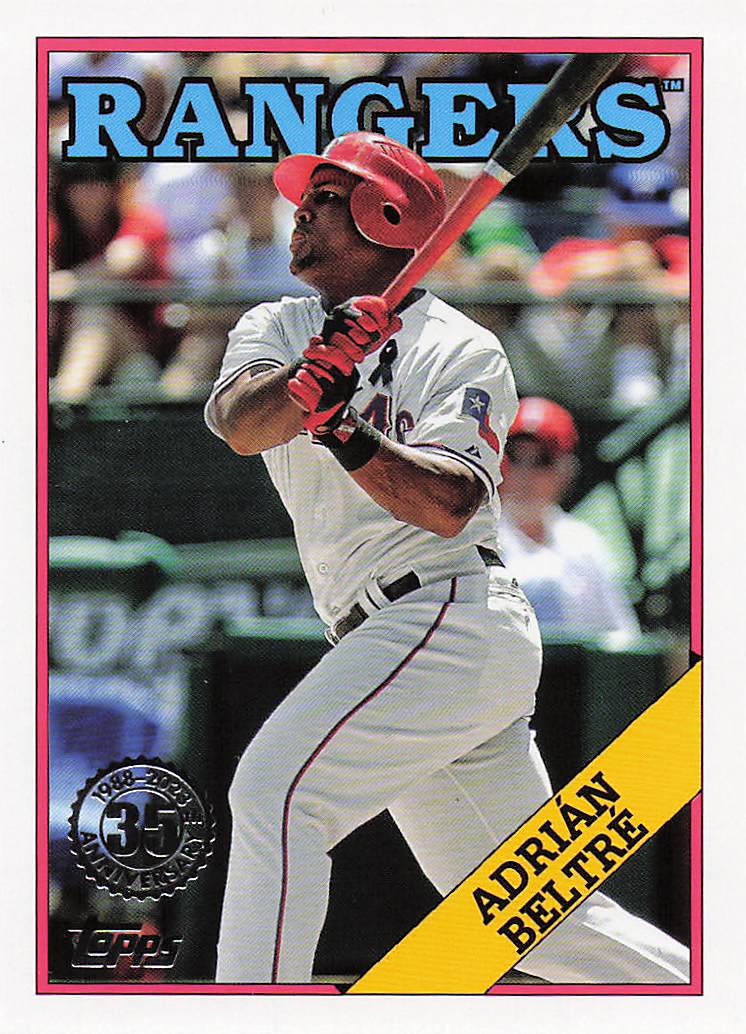 2023 Topps Update Baseball 1988 Topps Adrián Beltré #88US-45