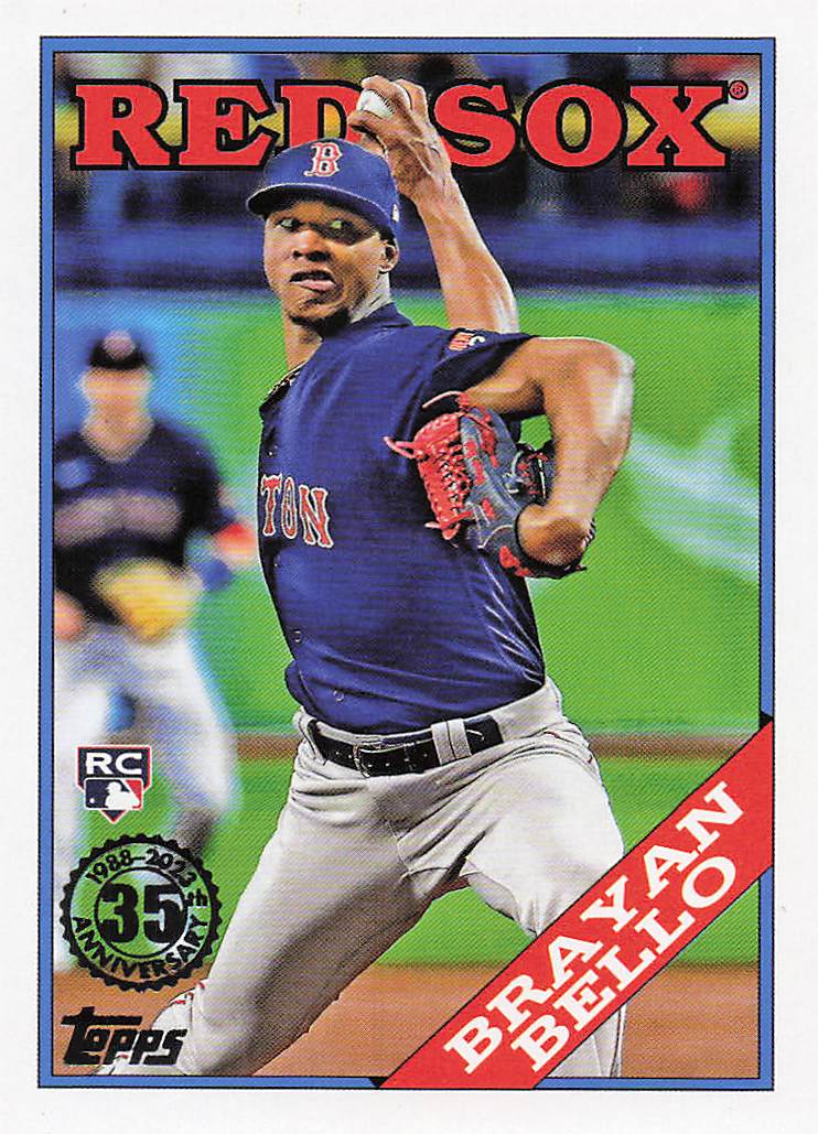 2023 Topps Baseball 1988 Topps "The Real One" Brayan Bello #T88-24
