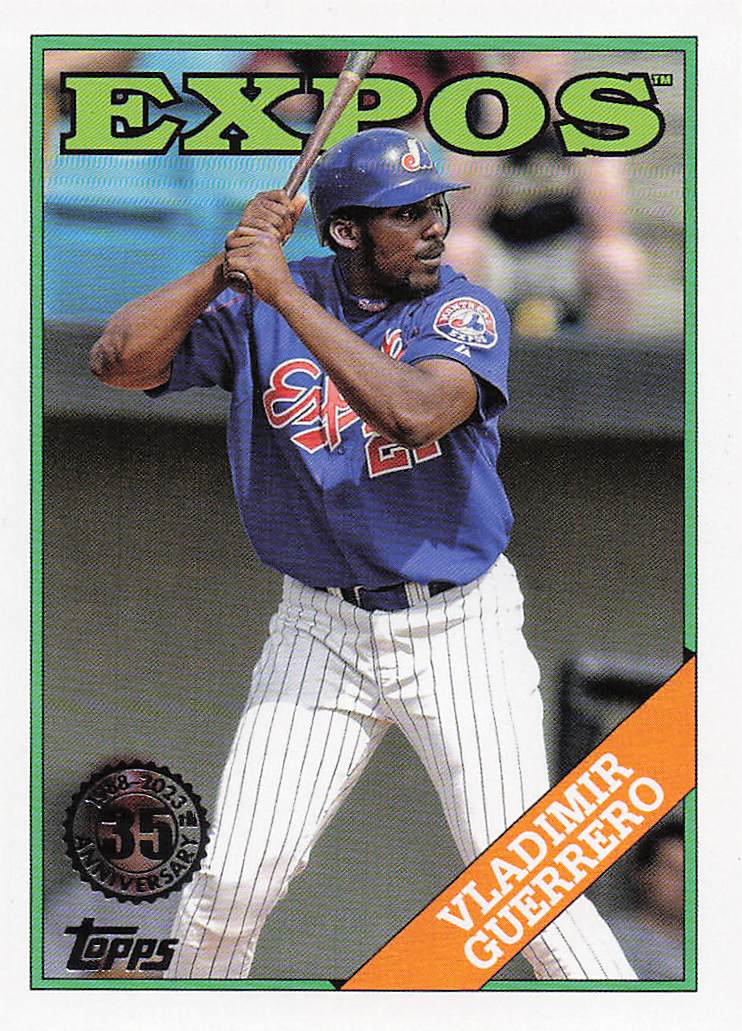2023 Topps Baseball 1988 Topps Baseball Vladimir Guerrero #T88-61