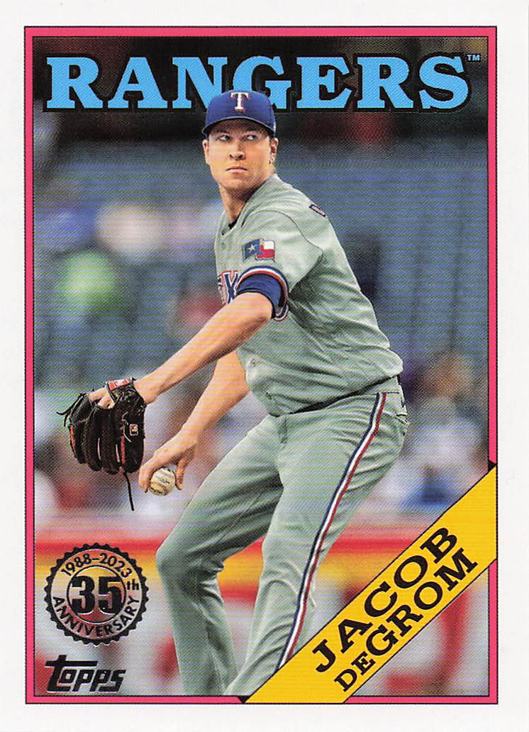 2023 Topps Baseball 1988 Topps Baseball Jacob deGrom #2T88-24