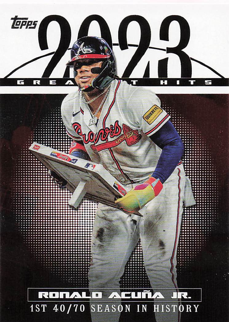 2024 Topps Baseball 2023 Greatest Hits Ronald Acuña Jr. #23GH-5
