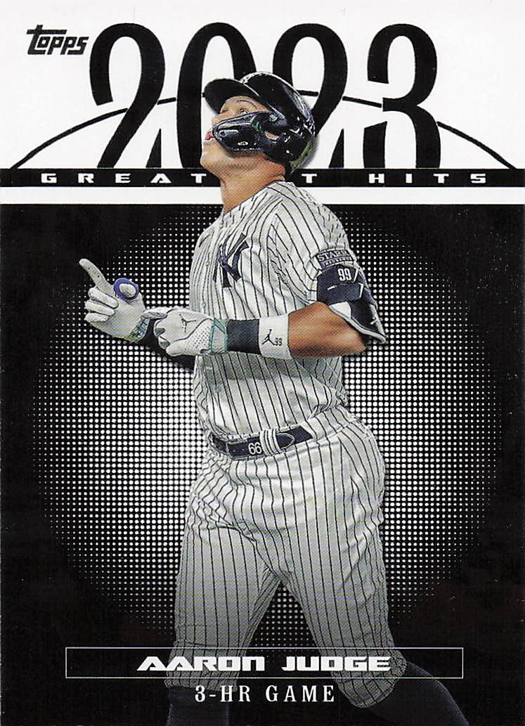 2024 Topps Baseball 2023 Greatest Hits Aaron Judge #23GH-2