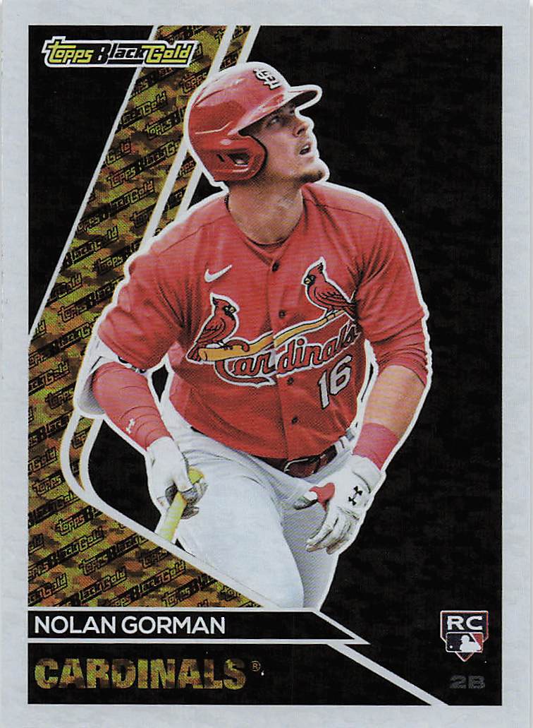 2023 Topps Update Baseball Topps Black Gold Nolan Gorman #BG-30