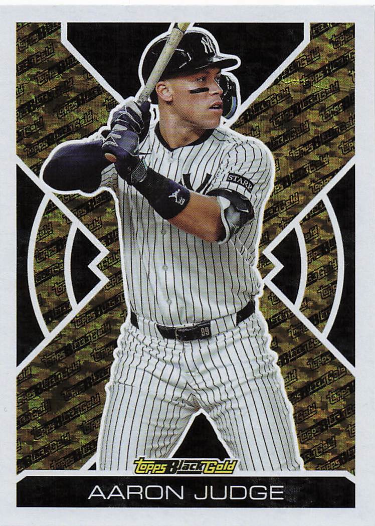 2025 Topps Update Baseball Topps Black Gold Aaron Judge #BG-18