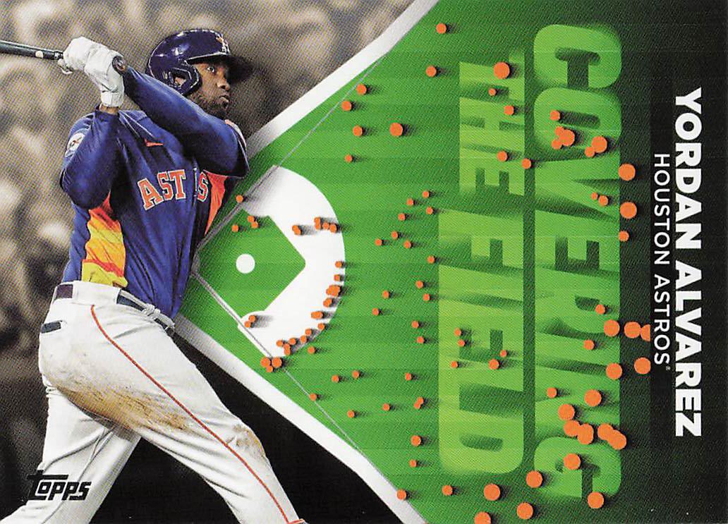 2024 Topps Baseball Covering the Field Yordan Alvarez #CTF-17