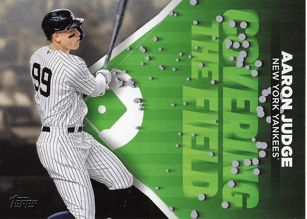 2024 Topps Baseball Covering the Field Aaron Judge #CTF-2