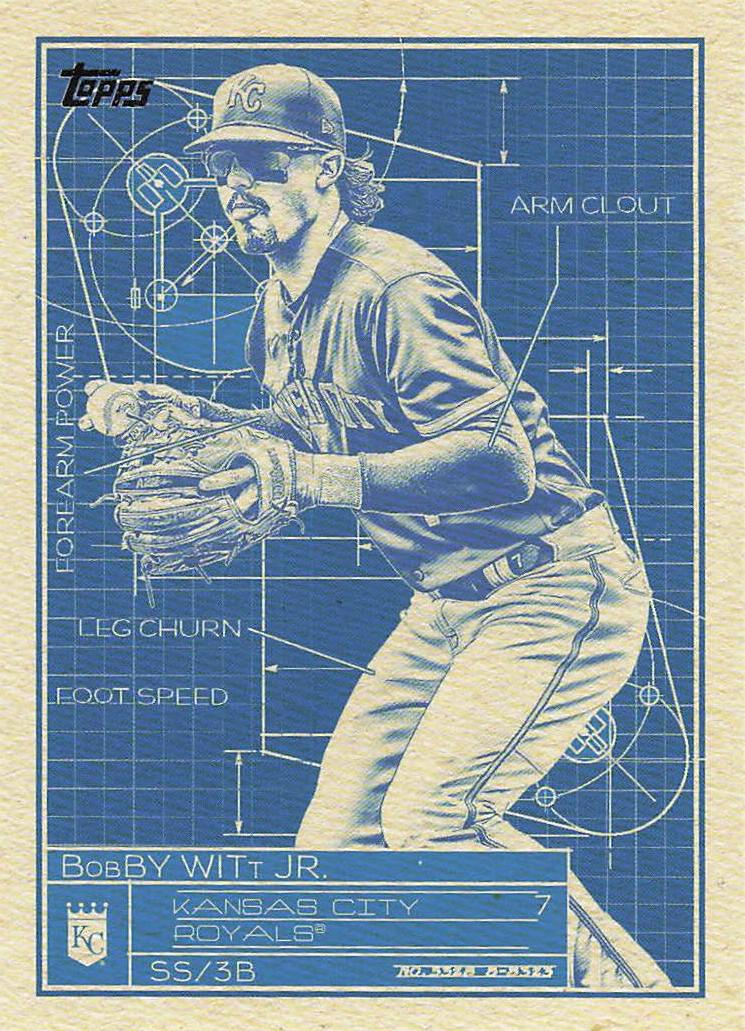 2024 Topps Baseball Superstar Blueprint Bobby Witt Jr. #SB-25