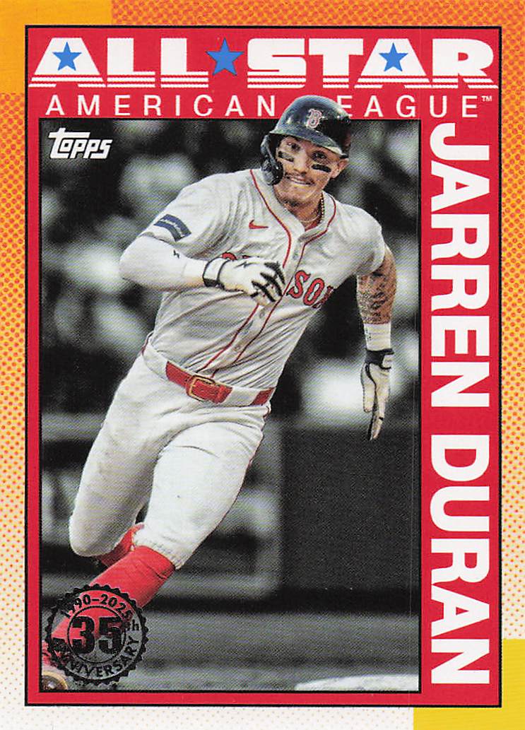 2025 Topps Baseball 1990 Topps All-Stars Jarren Duran #90AS-45a
