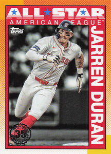 2025 Topps Baseball 1990 Topps All-Stars Jarren Duran #90AS-45a