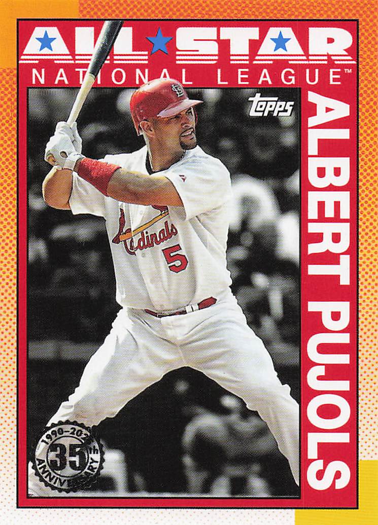 2025 Topps Baseball 1990 Topps All-Stars Albert Pujols #90AS-38a