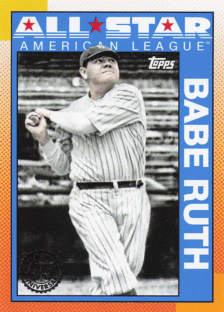 2025 Topps Baseball 1990 Topps All-Stars Babe Ruth #90AS-41b