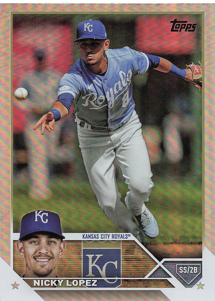 2023 Topps Update Baseball Rainbow Foil Nicky Lopez #US151