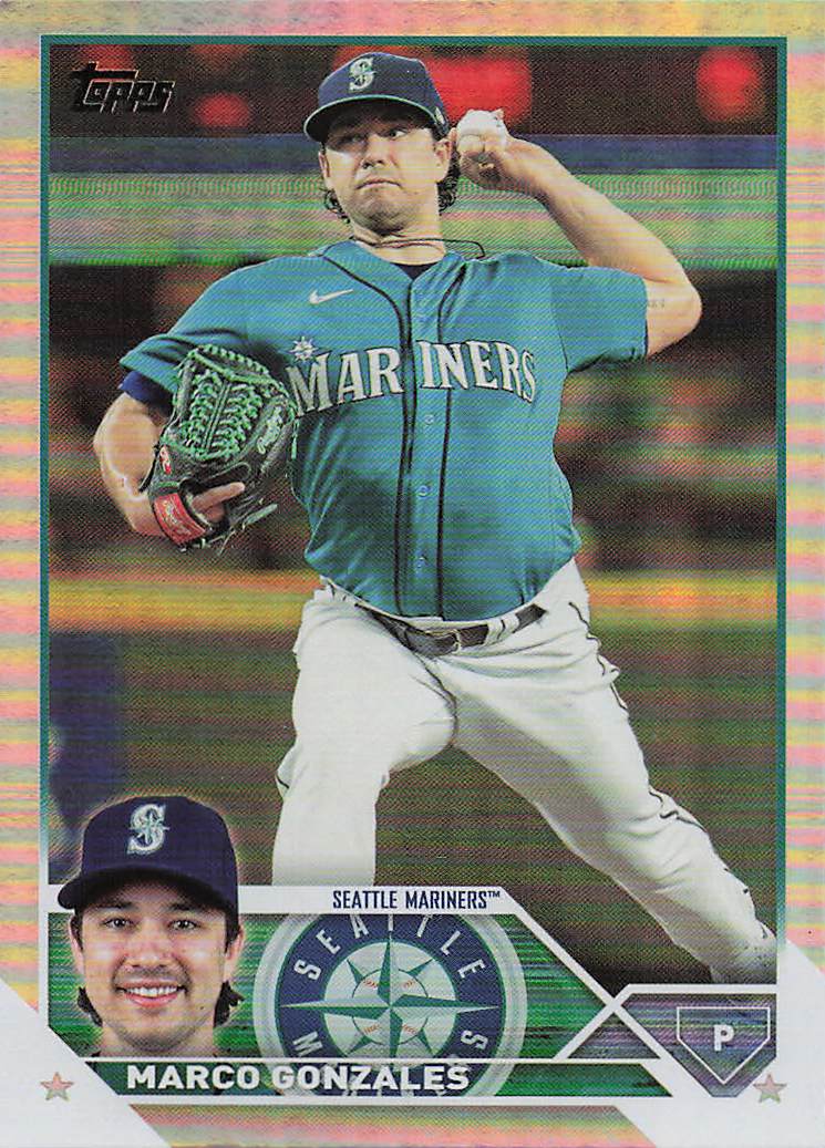 2023 Topps Baseball Rainbow Foil Marco Gonzales #144