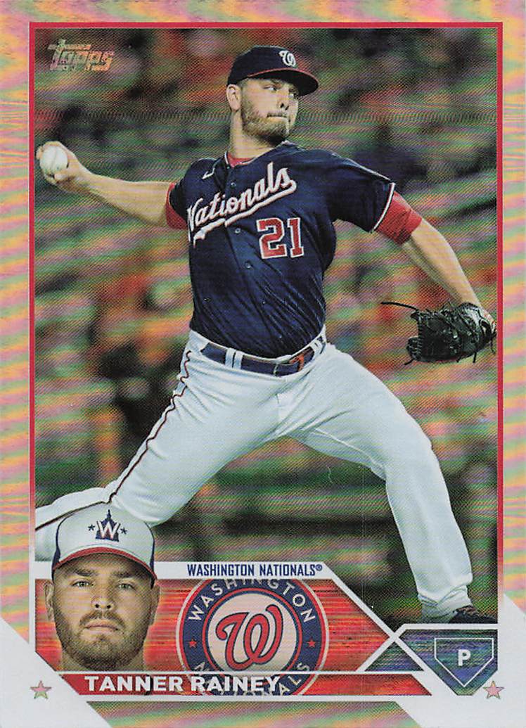 2023 Topps Baseball Rainbow Foil Tanner Rainey #80