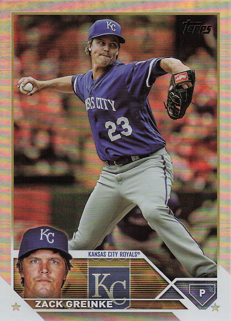 2023 Topps Baseball Rainbow Foil Zack Greinke #420