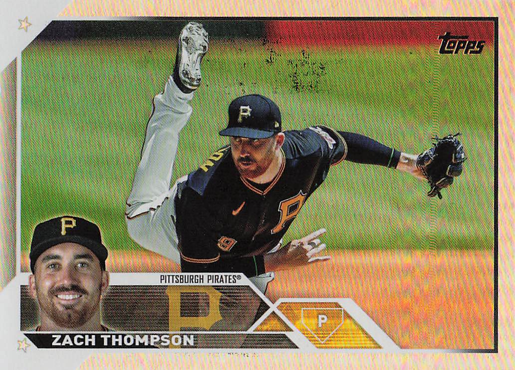 2023 Topps Baseball Rainbow Foil Zach Thompson #2